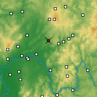 Nearby Forecast Locations - Büdingen - Harita