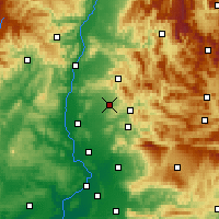 Nearby Forecast Locations - Valréas - Harita