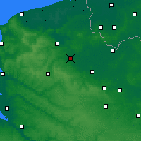 Nearby Forecast Locations - Aire-sur-la-Lys - Harita