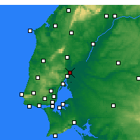 Nearby Forecast Locations - Castanheira do Ribatejo - Harita