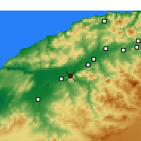 Nearby Forecast Locations - Oued Rhiou - Harita