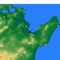 Nearby Forecast Locations - Hamamü'l-Linf - Harita