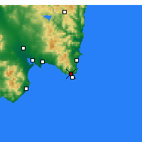 Nearby Forecast Locations - Villasimius - Harita