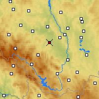Nearby Forecast Locations - Vodňany - Harita