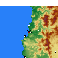Nearby Forecast Locations - Concón - Harita