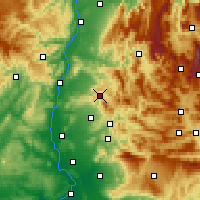 Nearby Forecast Locations - Dieulefit - Harita