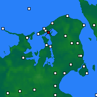 Nearby Forecast Locations - Frederiksværk - Harita