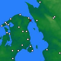 Nearby Forecast Locations - Helsingør - Harita