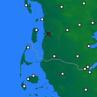 Nearby Forecast Locations - Skærbæk - Harita