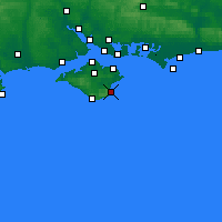Nearby Forecast Locations - Shanklin - Harita