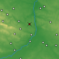 Nearby Forecast Locations - Ożarów - Harita