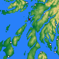 Nearby Forecast Locations - Loch Fyne - Harita