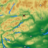 Nearby Forecast Locations - Loch Tummel - Harita