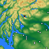 Nearby Forecast Locations - Loch Katrine - Harita