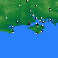 Nearby Forecast Locations - Lymington - Harita