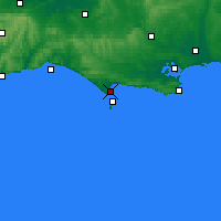 Nearby Forecast Locations - Weymouth - Harita