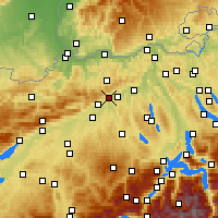 Nearby Forecast Locations - Olten - Harita