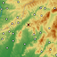 Nearby Forecast Locations - Holazne - Harita