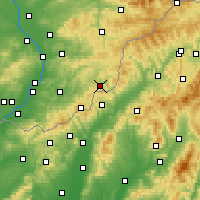 Nearby Forecast Locations - Štítná nad Vláří-Popov - Harita