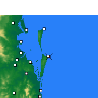 Nearby Forecast Locations - Point Lookout - Harita