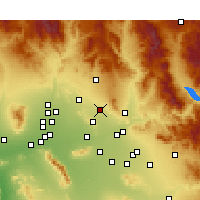Nearby Forecast Locations - Scottsdale - Harita