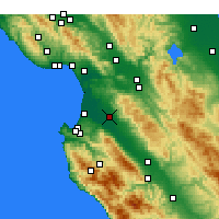 Nearby Forecast Locations - Salinas - Harita