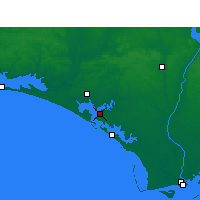 Nearby Forecast Locations - Panama City - Harita