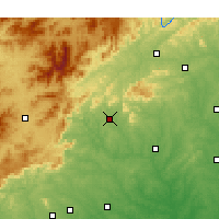 Nearby Forecast Locations - Rutherfordton - Harita