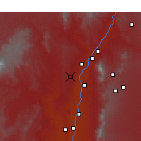 Nearby Forecast Locations - Albuquerq. Hava Alanı - Harita