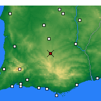 Nearby Forecast Locations - Almodôvar - Harita