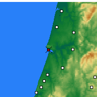 Nearby Forecast Locations - Figueira da Foz - Harita