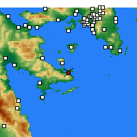 Nearby Forecast Locations - Poros - Harita