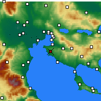Nearby Forecast Locations - Epanomi - Harita