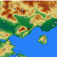 Nearby Forecast Locations - Pravişte - Harita