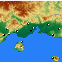 Nearby Forecast Locations - Abdera - Harita