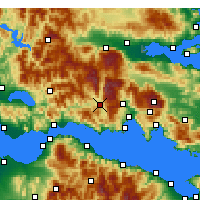 Nearby Forecast Locations - Lidoriki - Harita