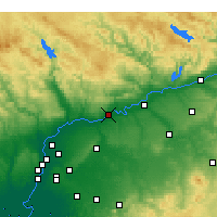 Nearby Forecast Locations - Lora del Río - Harita