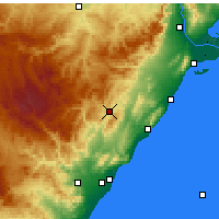 Nearby Forecast Locations - Albocàsser - Harita