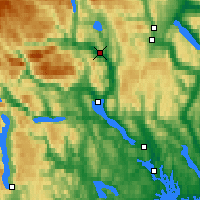 Nearby Forecast Locations - Notodden - Harita