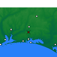Nearby Forecast Locations - Duke Field - Harita