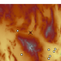 Nearby Forecast Locations - Indian Springs - Harita