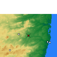 Nearby Forecast Locations - Limoeiro - Harita