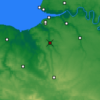 Nearby Forecast Locations - Lisieux - Harita