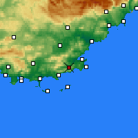 Nearby Forecast Locations - La Môle - Harita