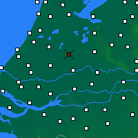 Nearby Forecast Locations - Woerden - Harita