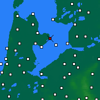 Nearby Forecast Locations - Enkhuizen - Harita