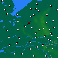 Nearby Forecast Locations - Nijkerk - Harita