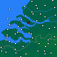 Nearby Forecast Locations - Oostflakkee - Harita
