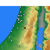 Nearby Forecast Locations - Beit Shemesh - Harita