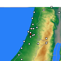Nearby Forecast Locations - Rişon LeTsiyon - Harita